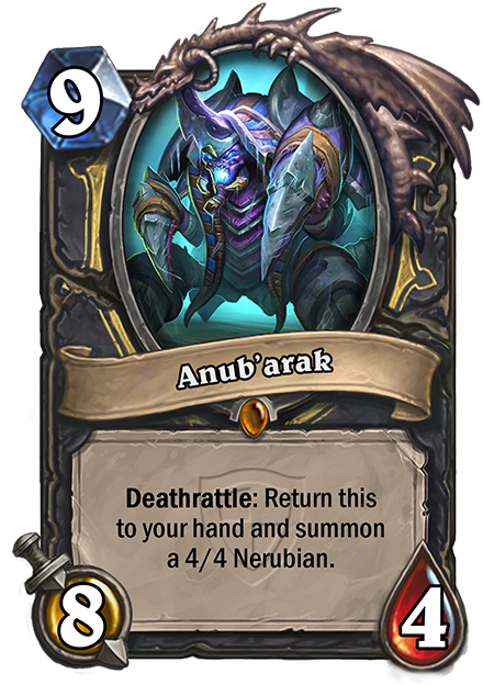 New Legendary Cards Aviana and Anub Arak r hearthstone