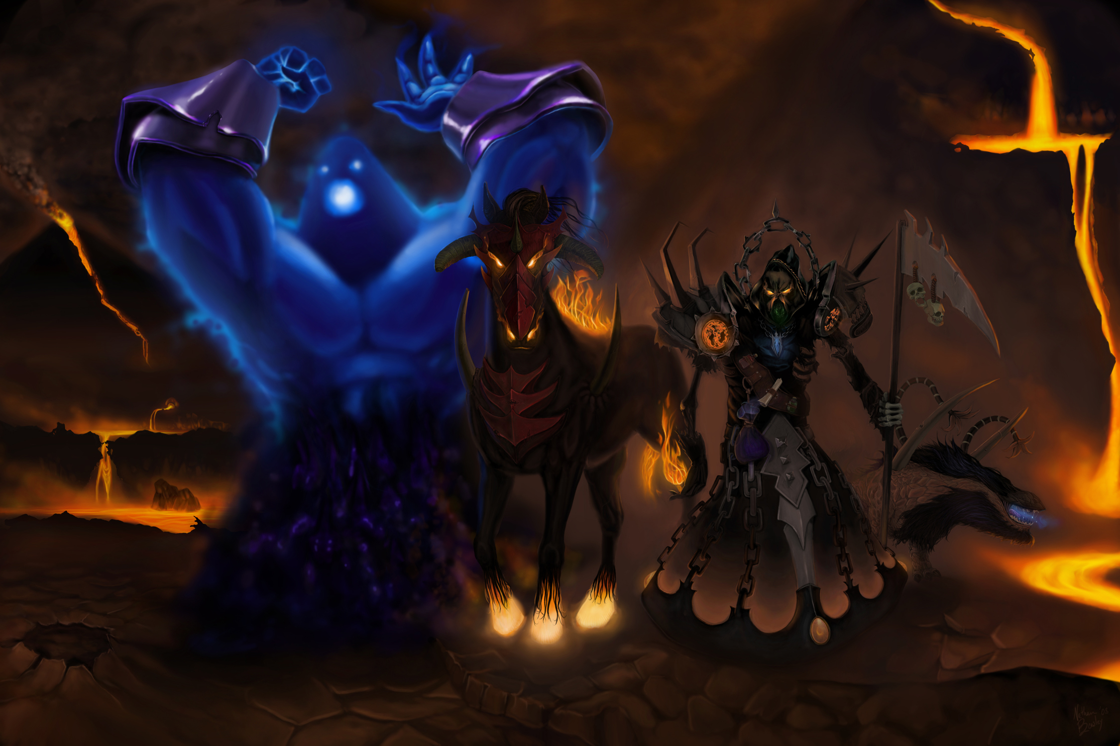 Warcraft демоны чернокнижника