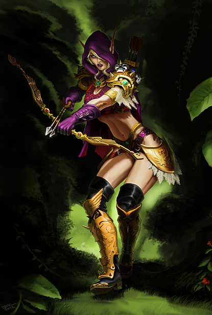 WoW Blood Elf Fan Art
